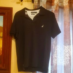 Men's Nautica Slim Fit Black Polo Shirt